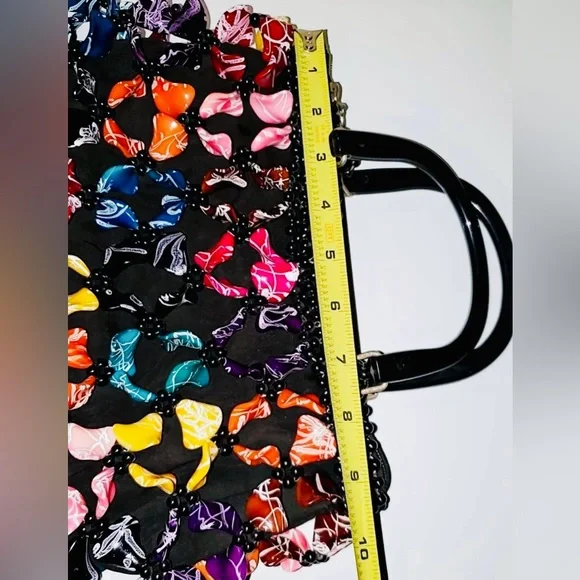 Handmade Beaded African Hobo Handbag | EUC | Completely Made & Sowed by Hand - Picture 12 of 14